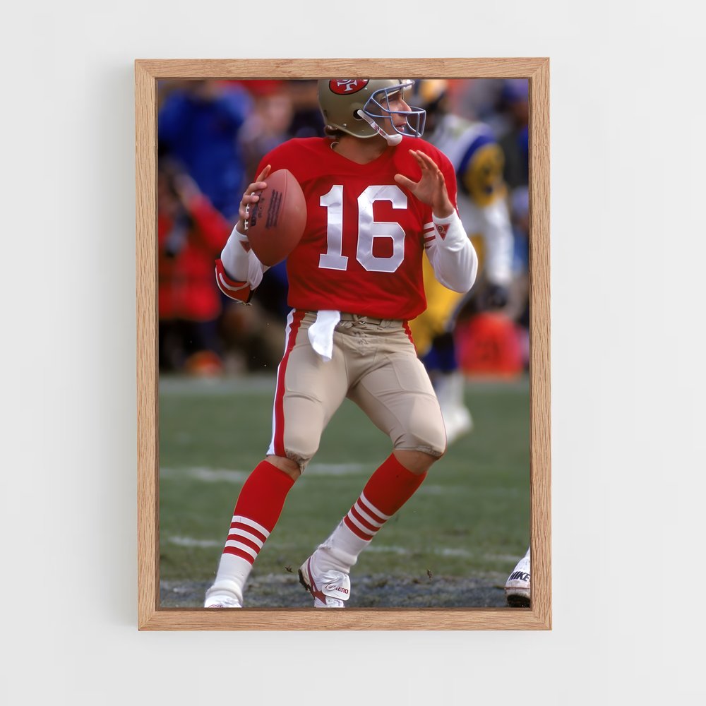 Poster Joe de montana (vue 4)